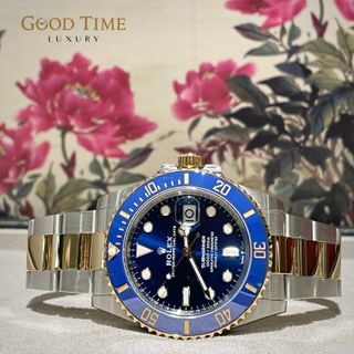 2023 NOV BNIB Rolex Submariner 41 126613LB Blue Two Tone