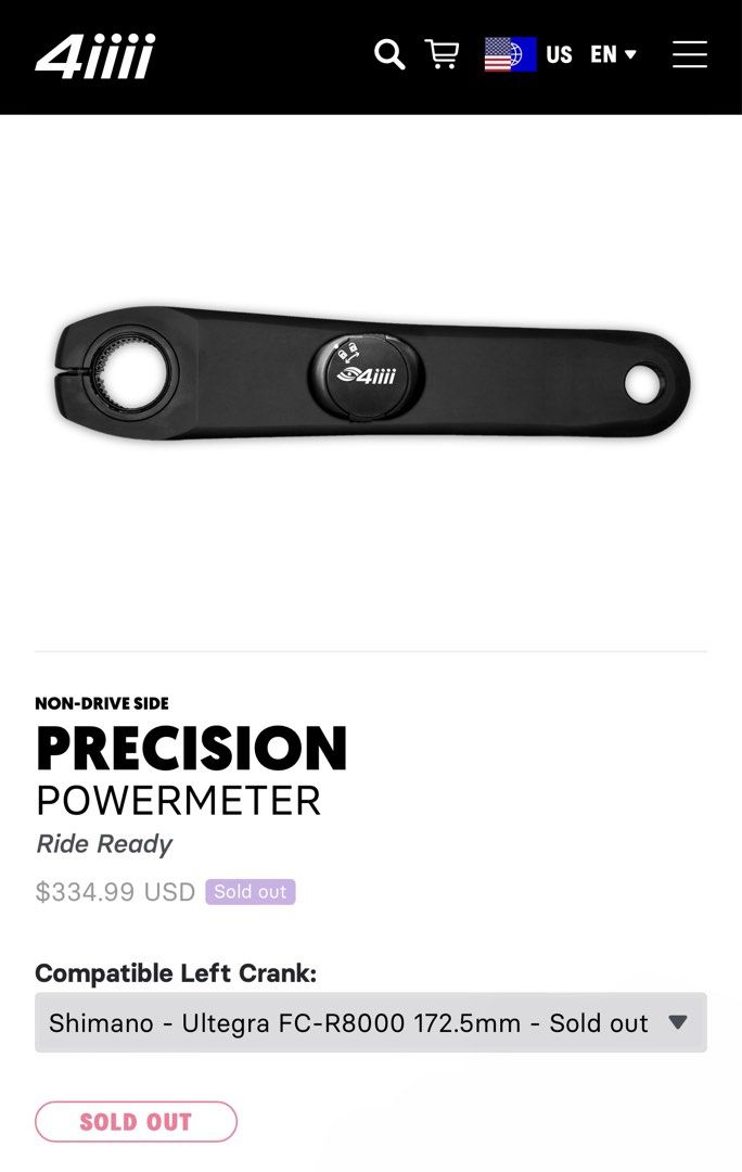 4iiii precision ultegra r8000 left arm powermeter sales