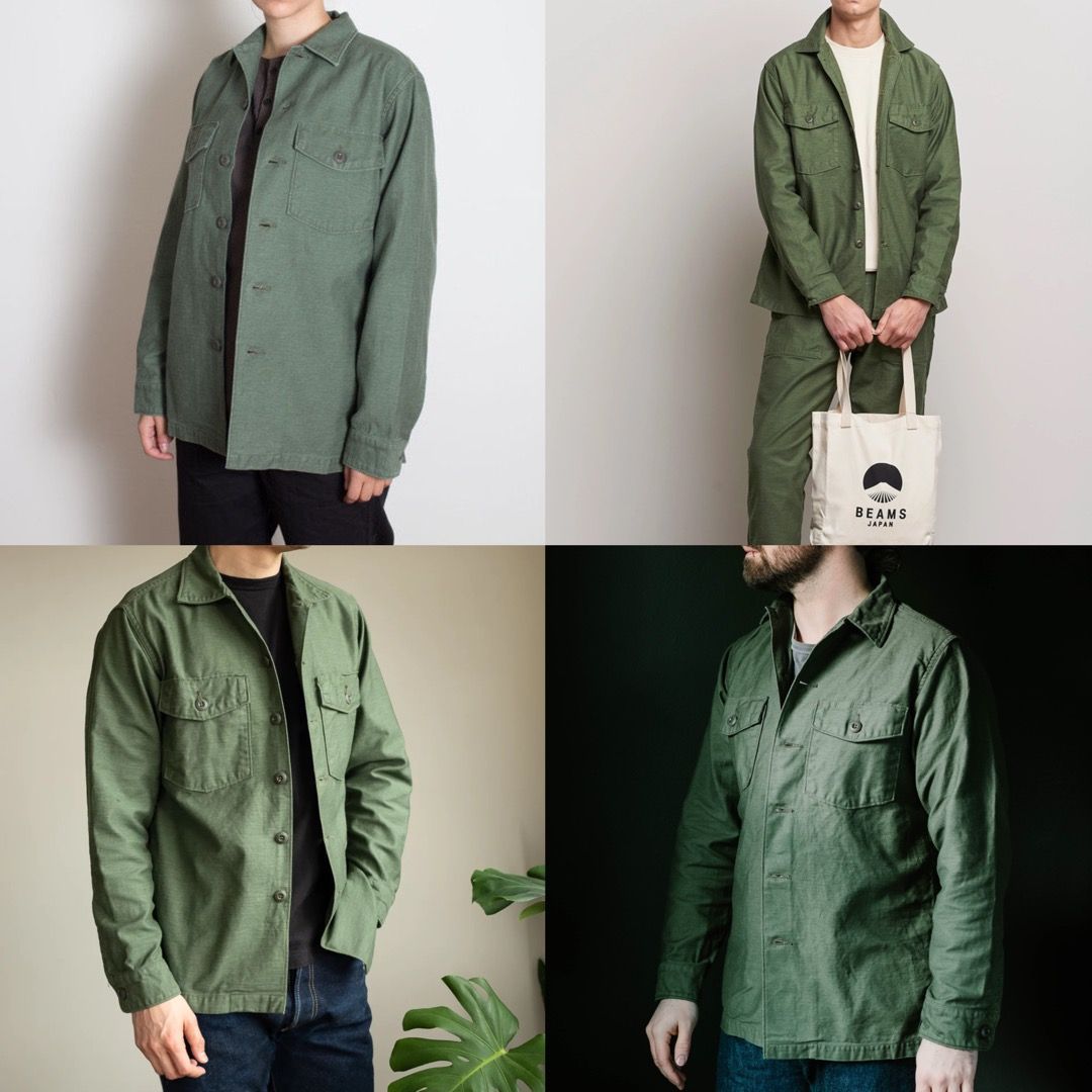 70's 美軍軍品🇺🇸 Class1 OG-107 Utility Shirt 軍綠越戰Jungle