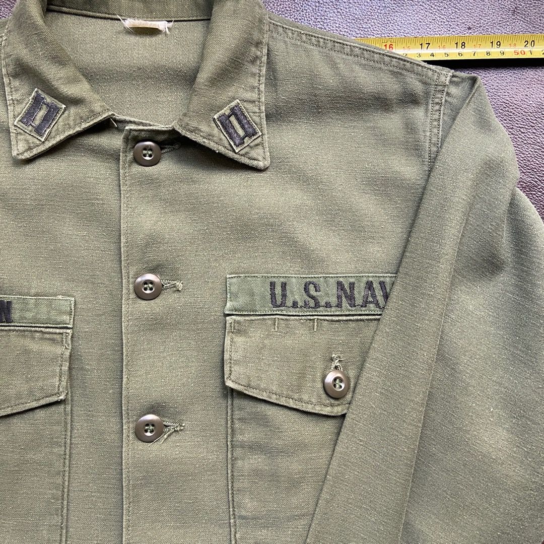 70's 美軍軍品🇺🇸 Class1 OG-107 Utility Shirt 軍綠越戰Jungle