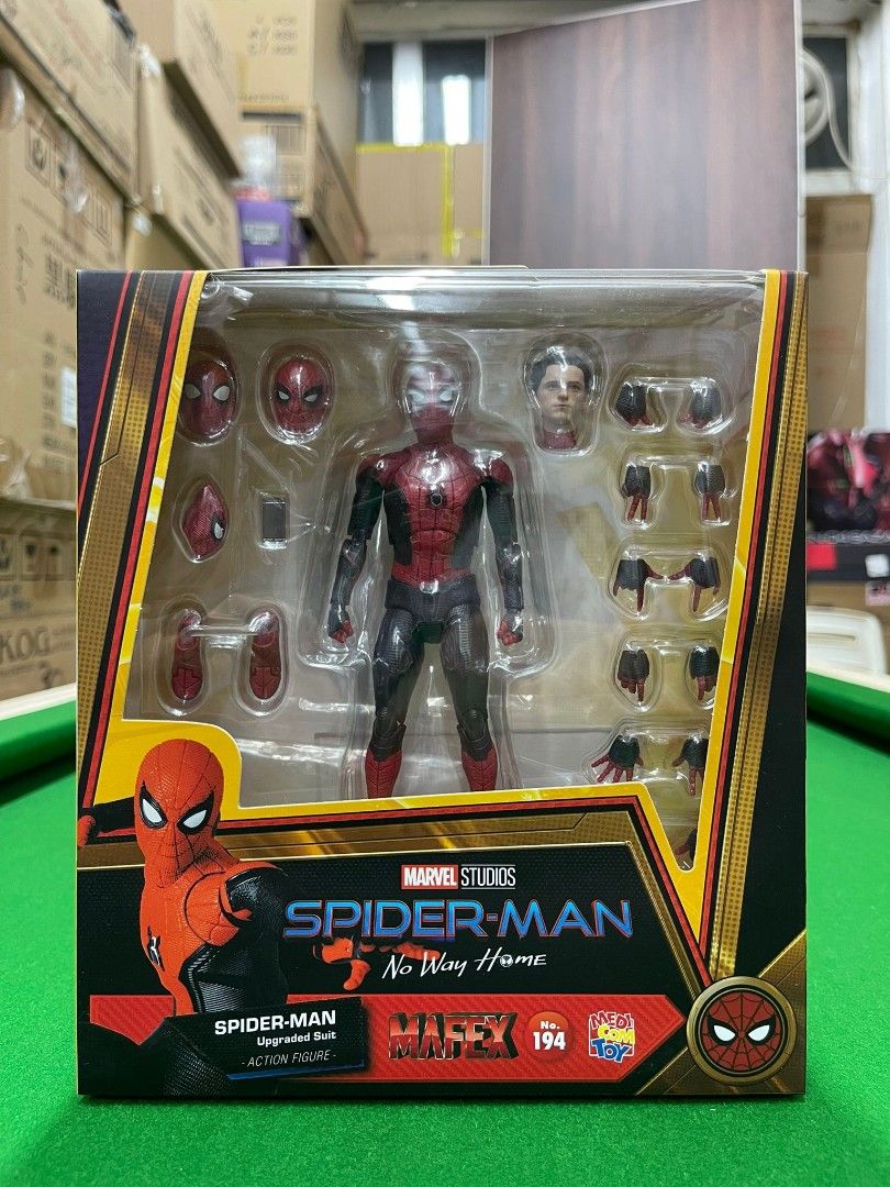 現貨全新正版Mafex 194 Spider Man 蜘蛛俠Upgraded Suit Ver. No Way