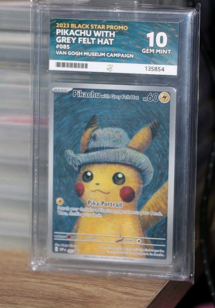 PSA 10 Pikachu With Grey Felt Hat 085 Promo Card Pokemon X Van