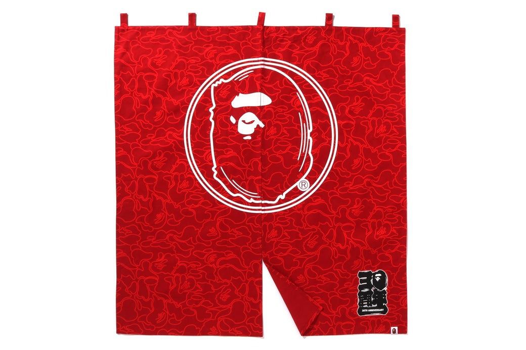 🇯🇵日本代購A BATHING APE BAPE 30TH ANNIV. CAMO NOREN 30週年紀念