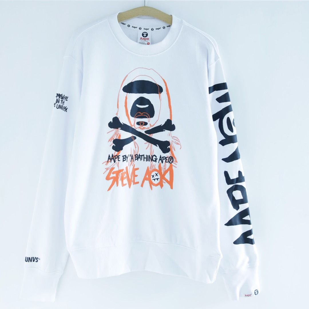 全新AAPE BY A BATHING APE® ( Sweater 衛衣) #02, 男裝, 上身及套裝