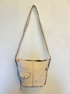 ⭐️日本帶回專櫃正品 ⭐️CELINE + MARC JACBOS 米白色真皮 斜背包