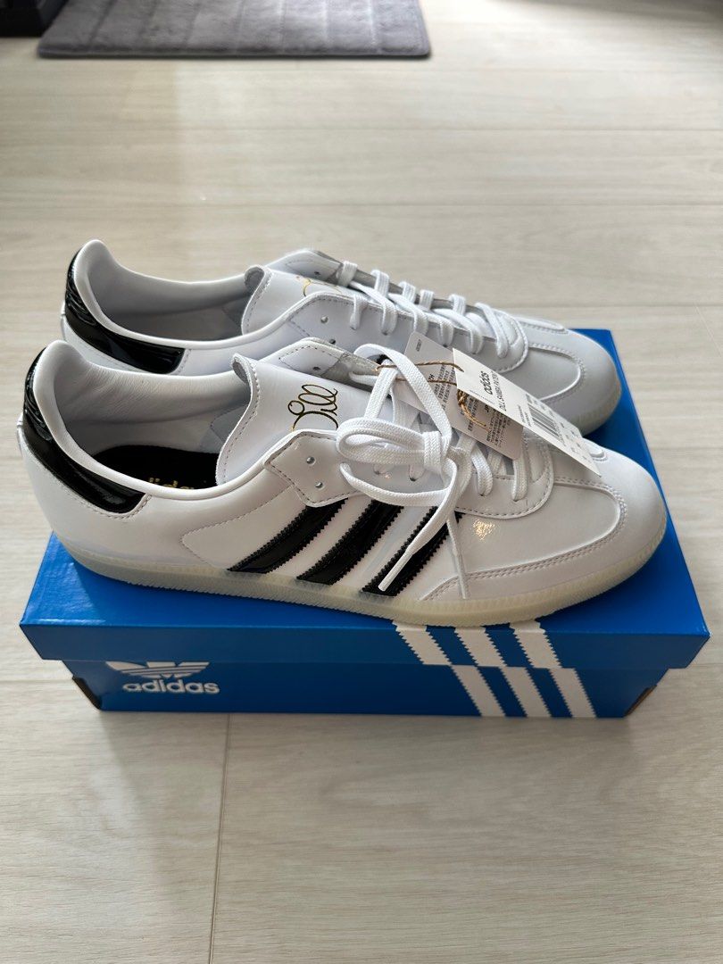 White leather outlet adidas samba