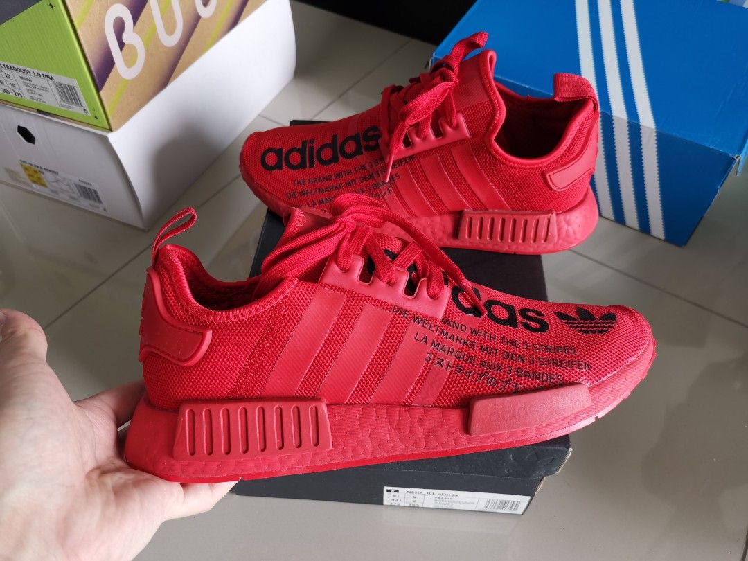 Triple red nmds shop
