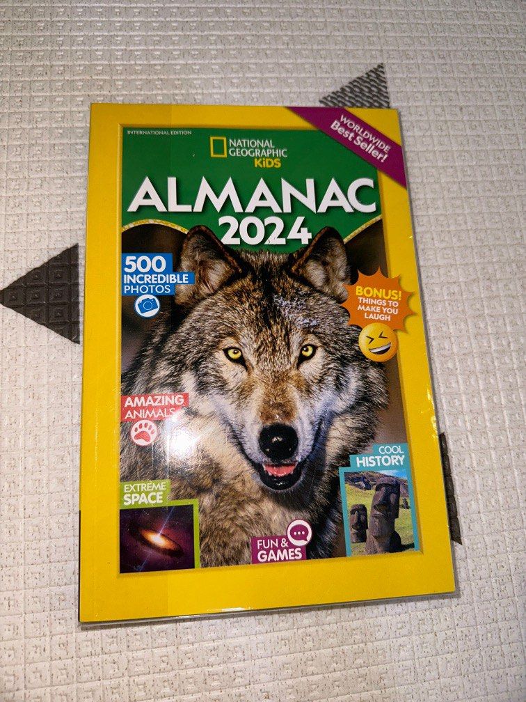 Almanac 2024 National Geographic Kids, Hobbies & Toys, Books