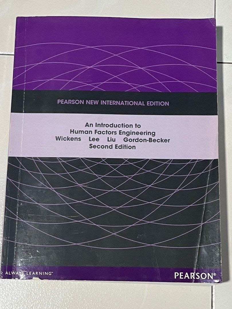 An introduction to human factors engineering, Hobbies & Toys, Books ...