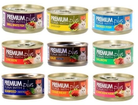 Canned Food Premium Plus Cat Food Fussie Cat Gold Label Premium