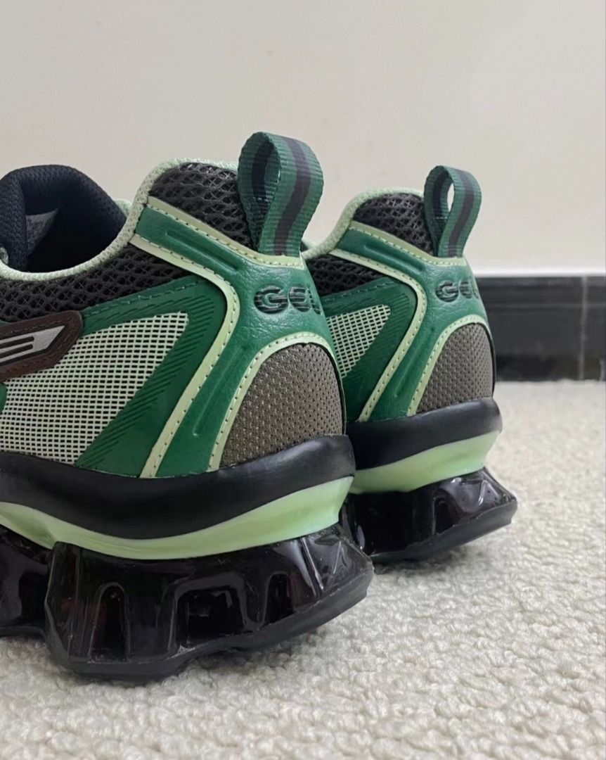 ✓Asics GEL-Quantum KINETIC 低筒跑步鞋男女同款綠色, 男裝, 鞋, 波鞋