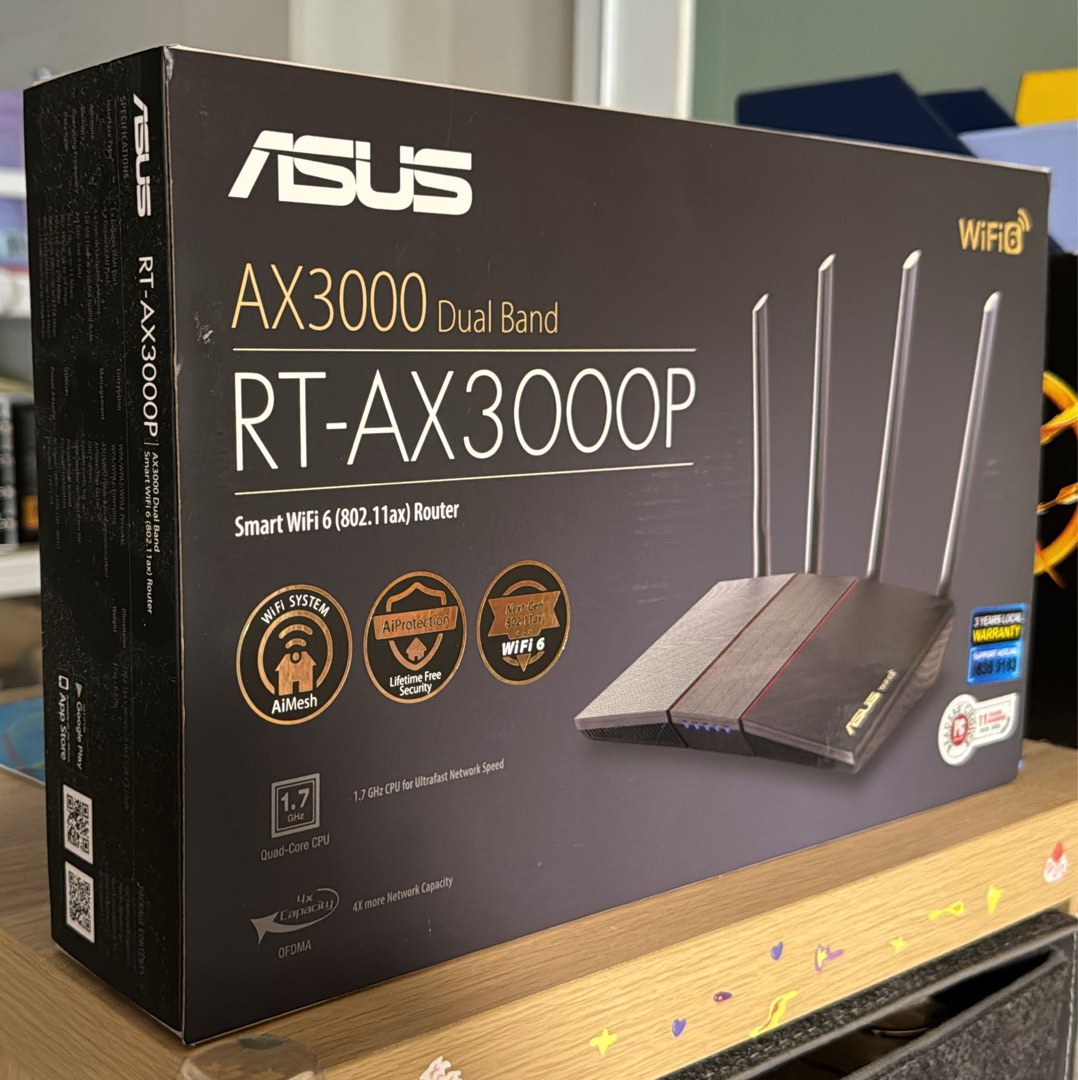 Asus Router, Computers & Tech, Parts & Accessories, Networking on Carousell