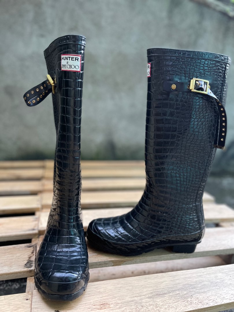 Hunter and jimmy choo rain boots outlet