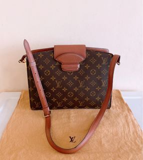 Authentic Louis Vuitton Damier Uzes Shoulder Tote Bag Purse N51128 LV 1340F