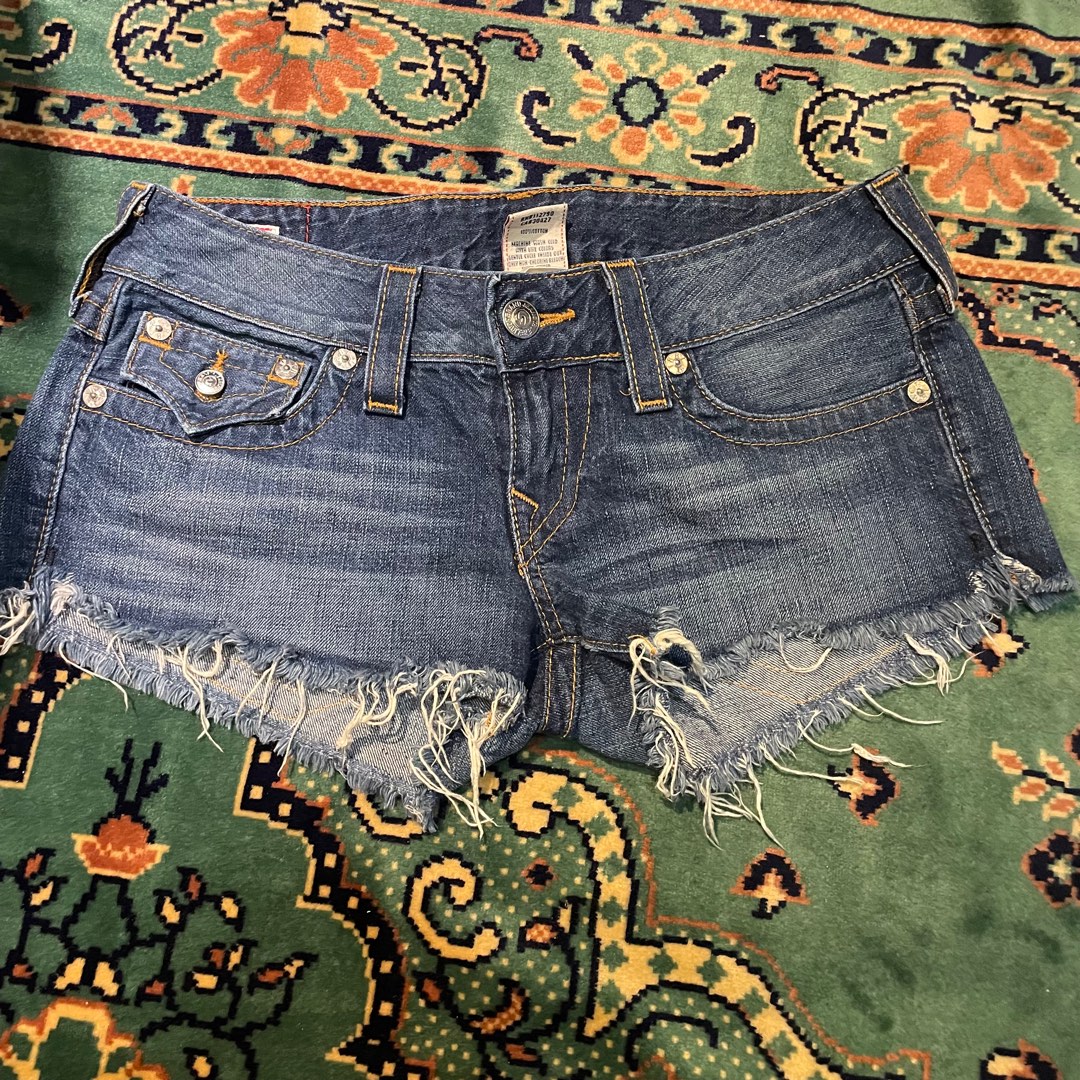 True religion joey cut off shorts best sale