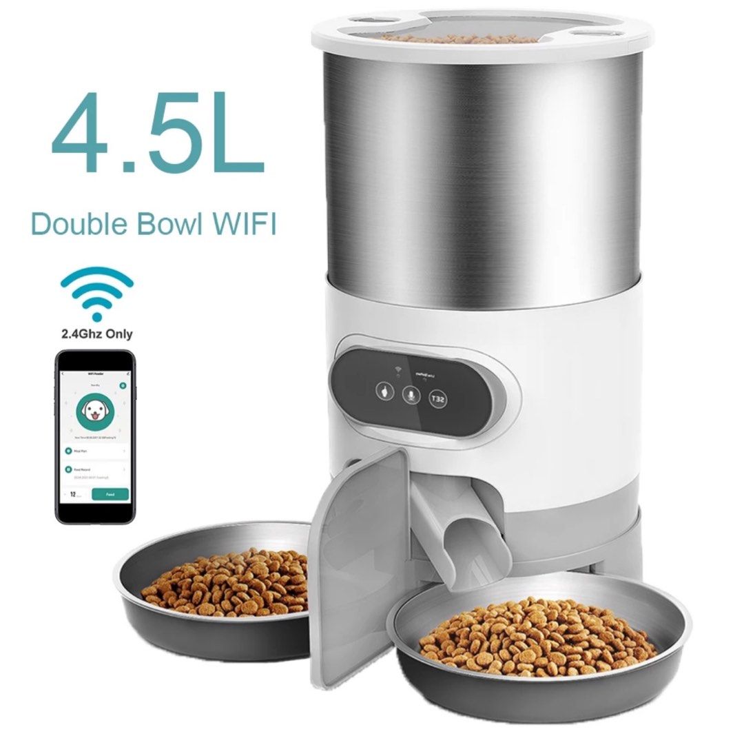 Electronic dog feeder hot sale