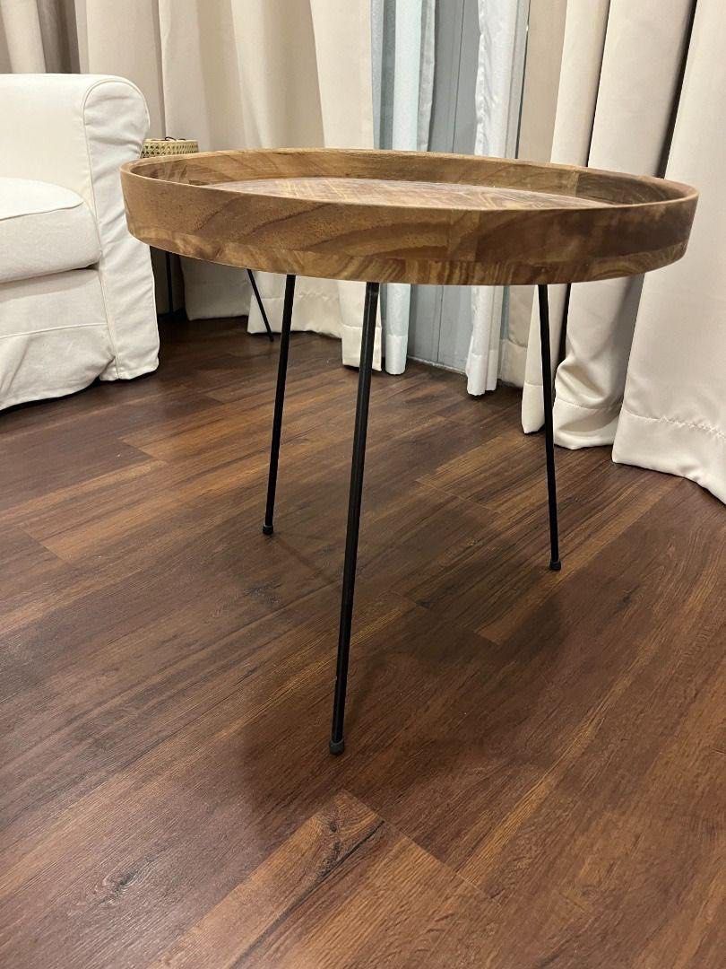 Balinese Round Coffee Side Table, Furniture & Home Living, Furniture