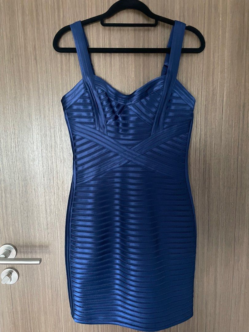 Bcbg royal hotsell blue dress