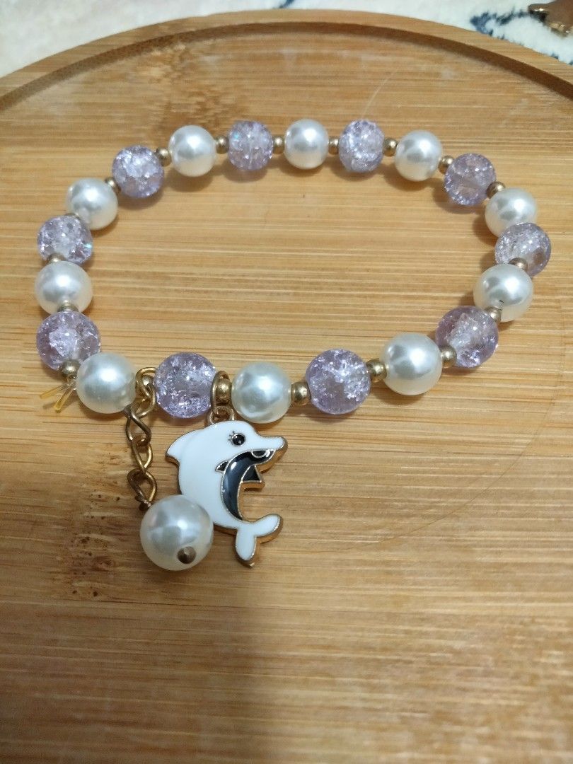 Purple pearl clearance bracelet