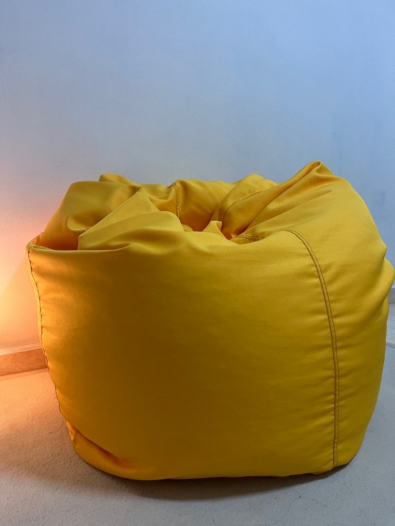 Bean bag yellow Furniture Home Living Home Decor Other Home