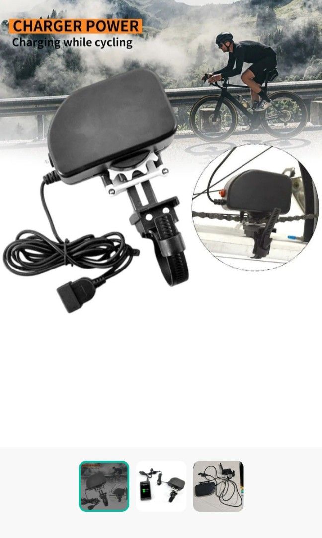Bicycle usb generator on sale