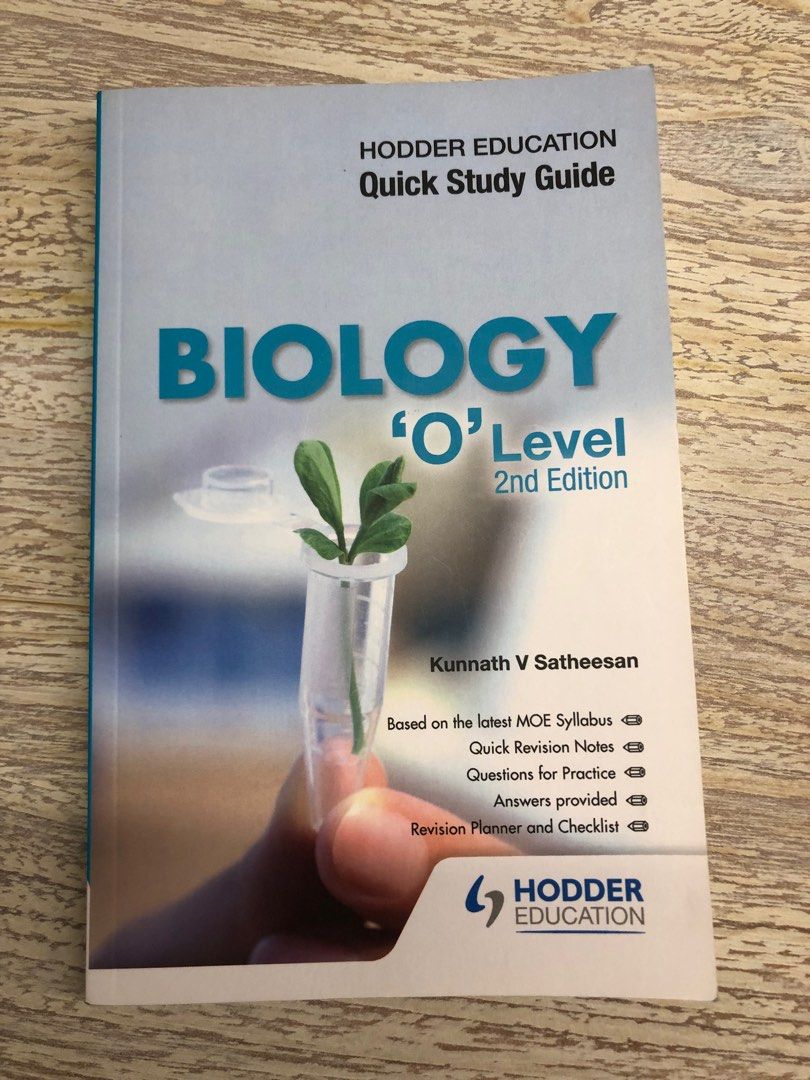 Biology O level Quick Study Guide, Hobbies & Toys, Books & Magazines ...