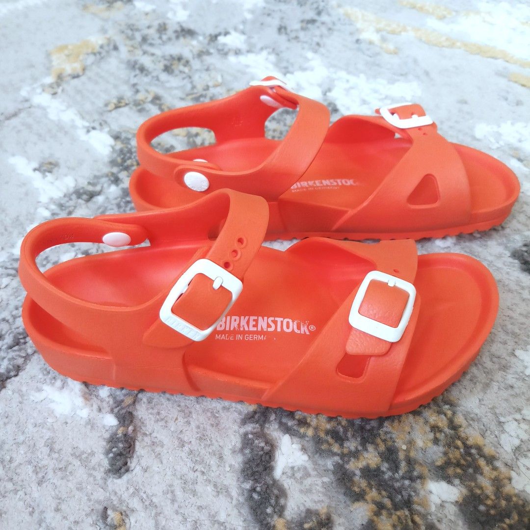 Birkenstock Rio Kids Eva Scuba Coral Sandals Babies Kids Babies Kids Fashion on Carousell