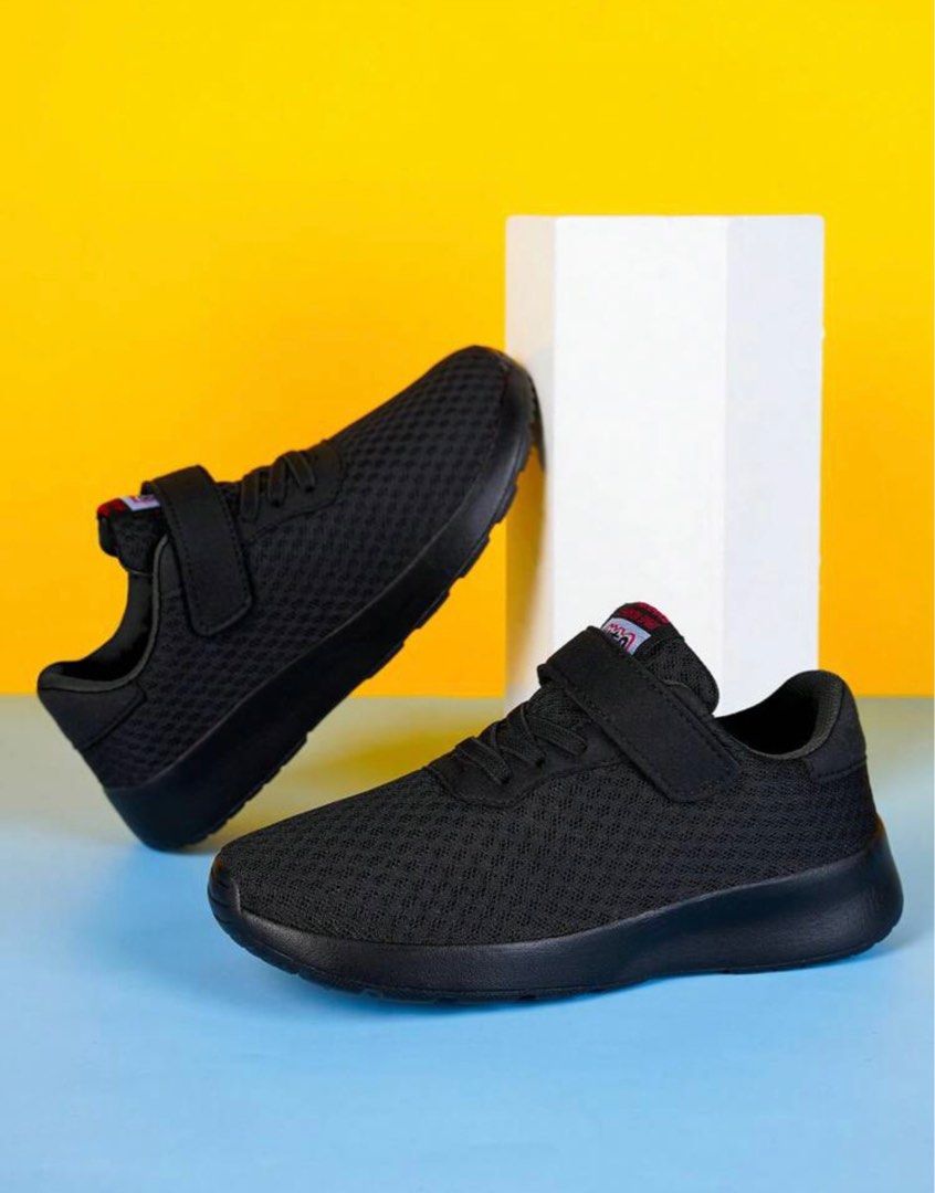 All black comfortable sneakers sale