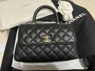 Chanel Small Coco Handle in 21A Rose Clair, Women's Fashion, Bags &  Wallets, Shoulder Bags on Carousell