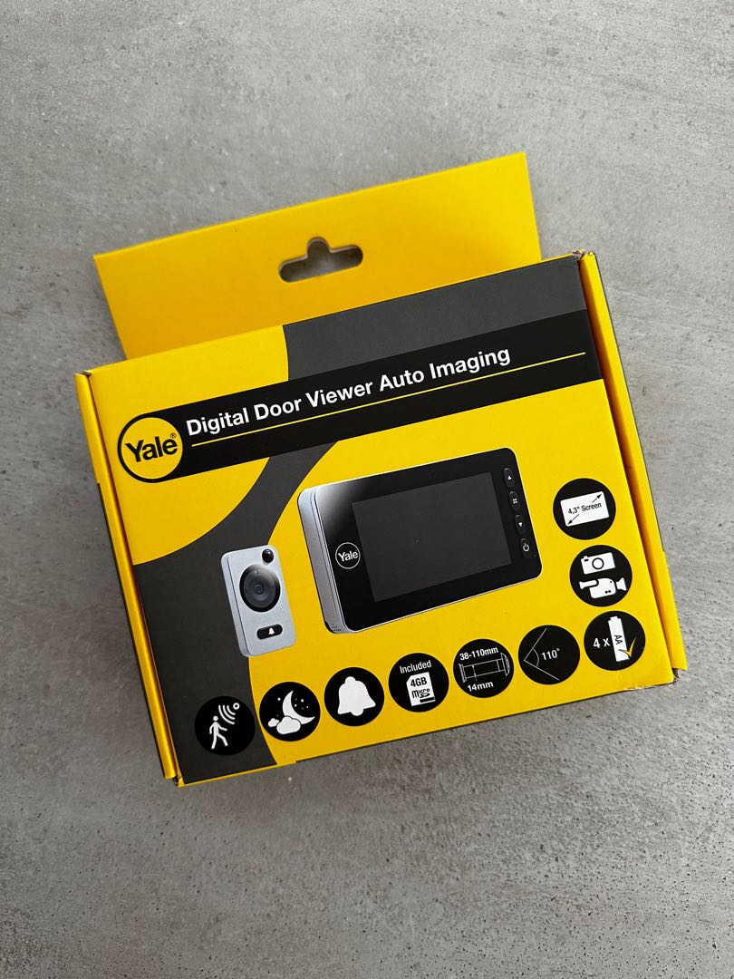 [BNIB] Yale Digital Door Viewer 3 (DDV3), Furniture & Home Living ...