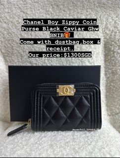 Chanel Fall Winter 2022/23 Chanel Classic Zipped Coin Purse in Burgundy Zipper  Wallet , Luxury, Bags & Wallets on Carousell
