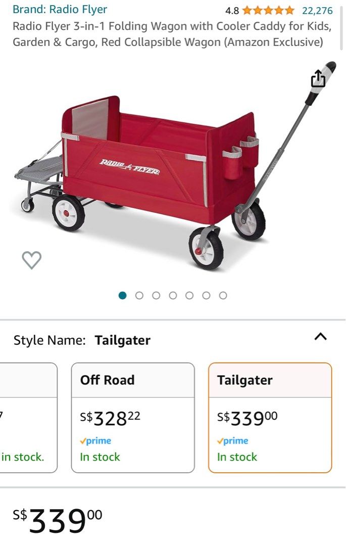 Radio flyer wagon with cooler sale