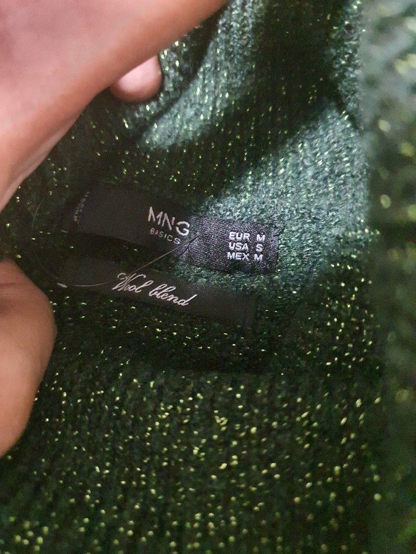 Brand New Mango Metallic Knit Sweater (Category: Coats, Jackets and Outerwear) located in Bacoor. Submitted by declutter1122 (Listing ID 1265240625, Image 3). Description: Never worn US Small EUR Medium.
