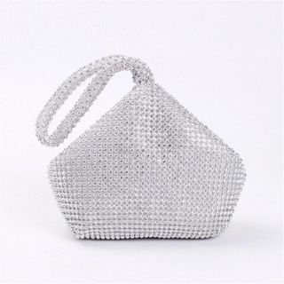 Bridal Bag - Rhinestone Silver
