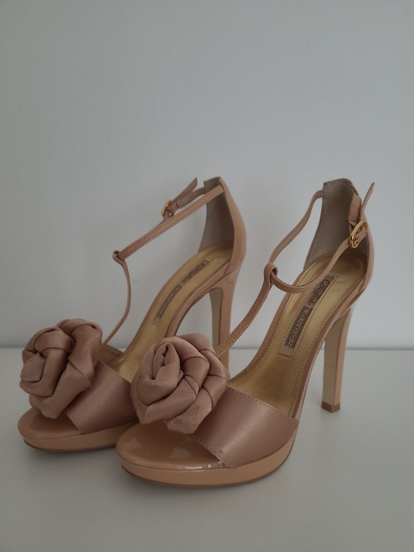 Buffalo high heels nude clearance