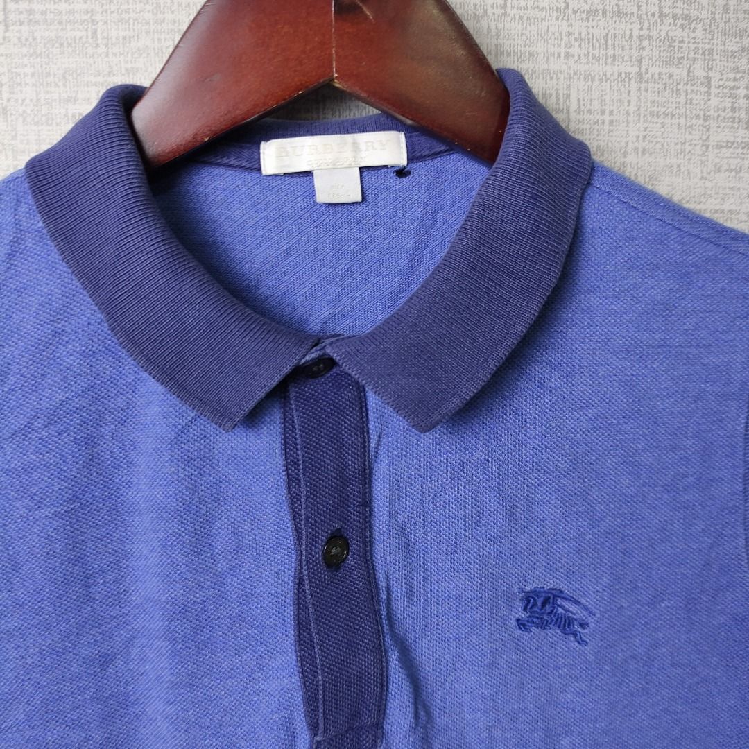 Burberry polo kids purple deals