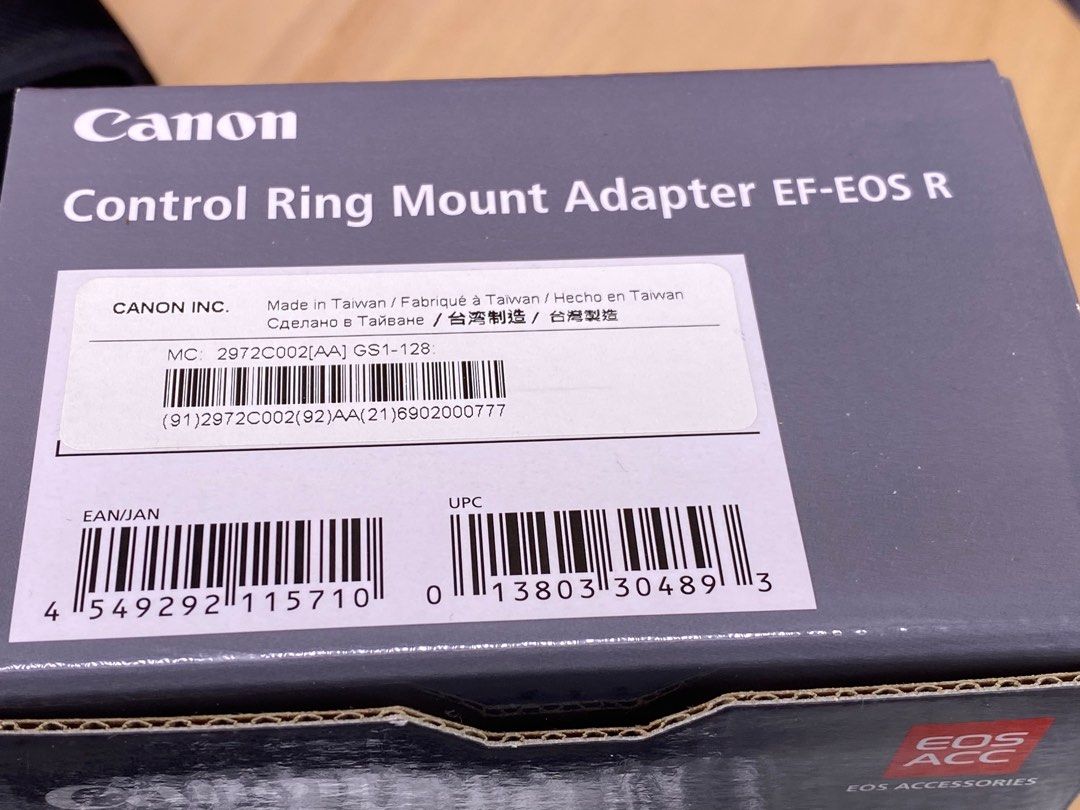 Canon RF Control Ring Mount Adapter EFEOS R, 攝影器材, 攝影配件, 其他攝影配件