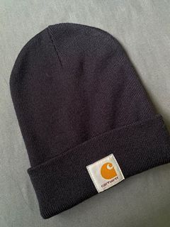 Carhartt  藍黑色毛帽