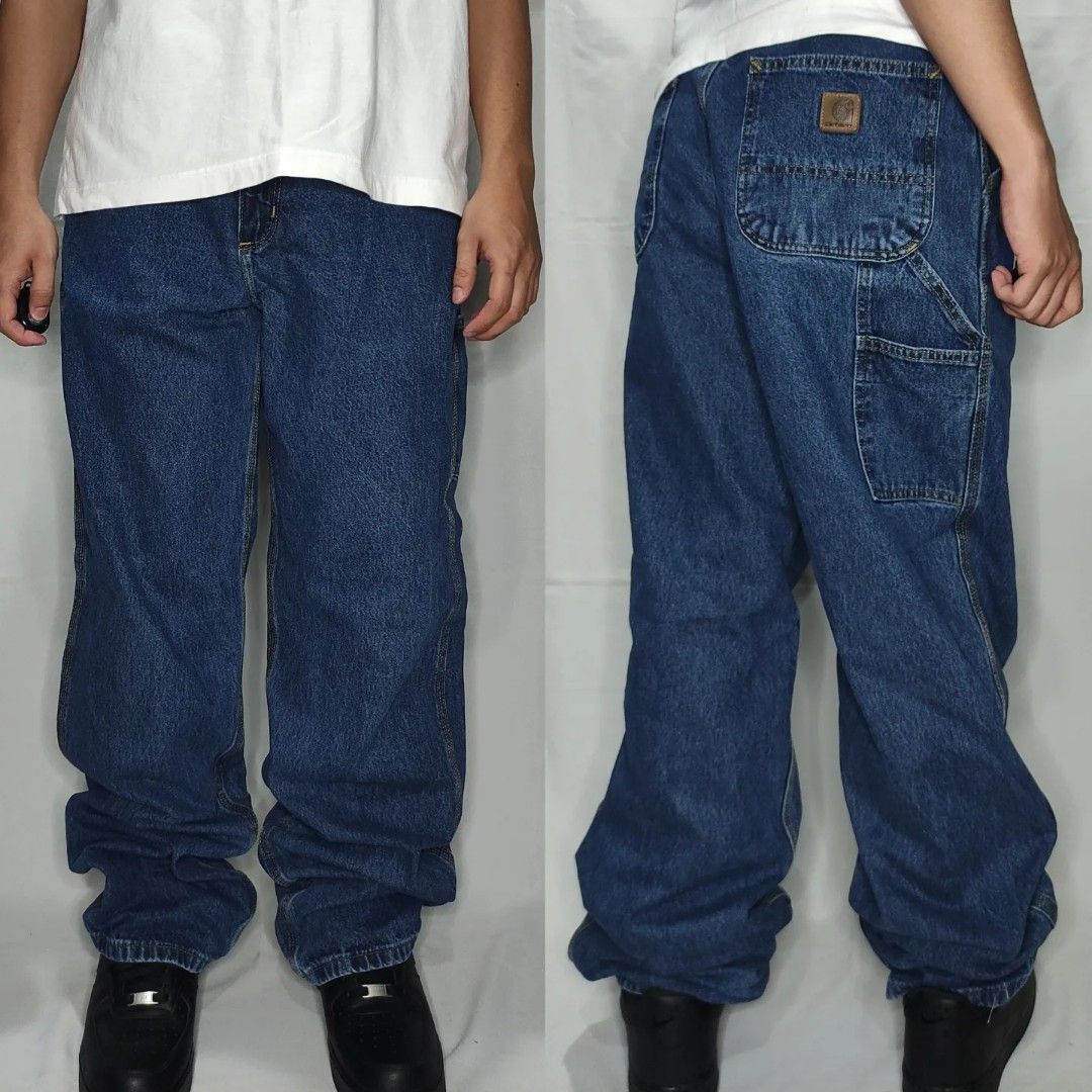 CARHARTT PANTS FOR MEN SIZE 32, Men's Fashion, Bottoms, Jeans on Carousell