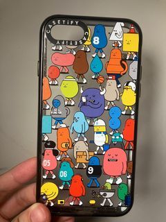 Casetify iPhone SE 黏黏怪物研究所 透明殼
