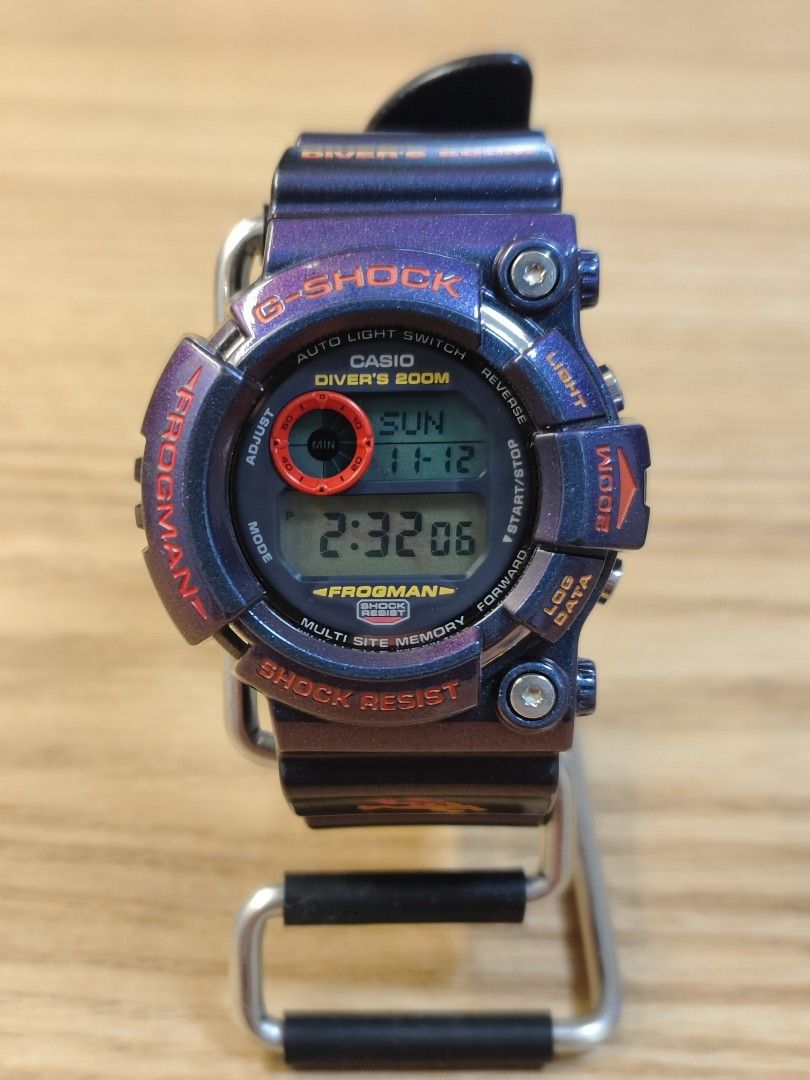 Casio G-Shock GW-201-6JF Frogman 初代毒蛙, 名牌, 手錶- Carousell