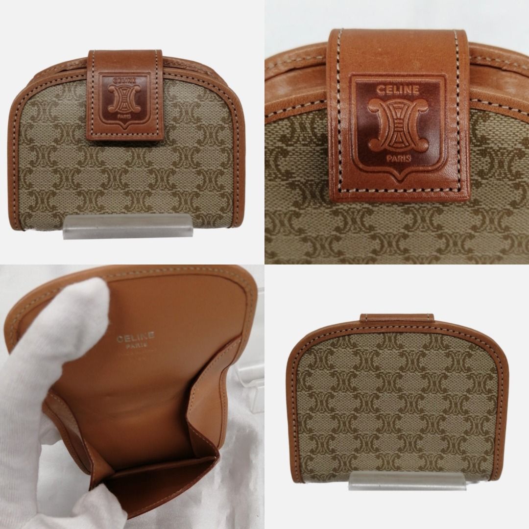 Celine Vintage Macadam Coin bag 散紙包鎖匙包mini bag 零錢包老花