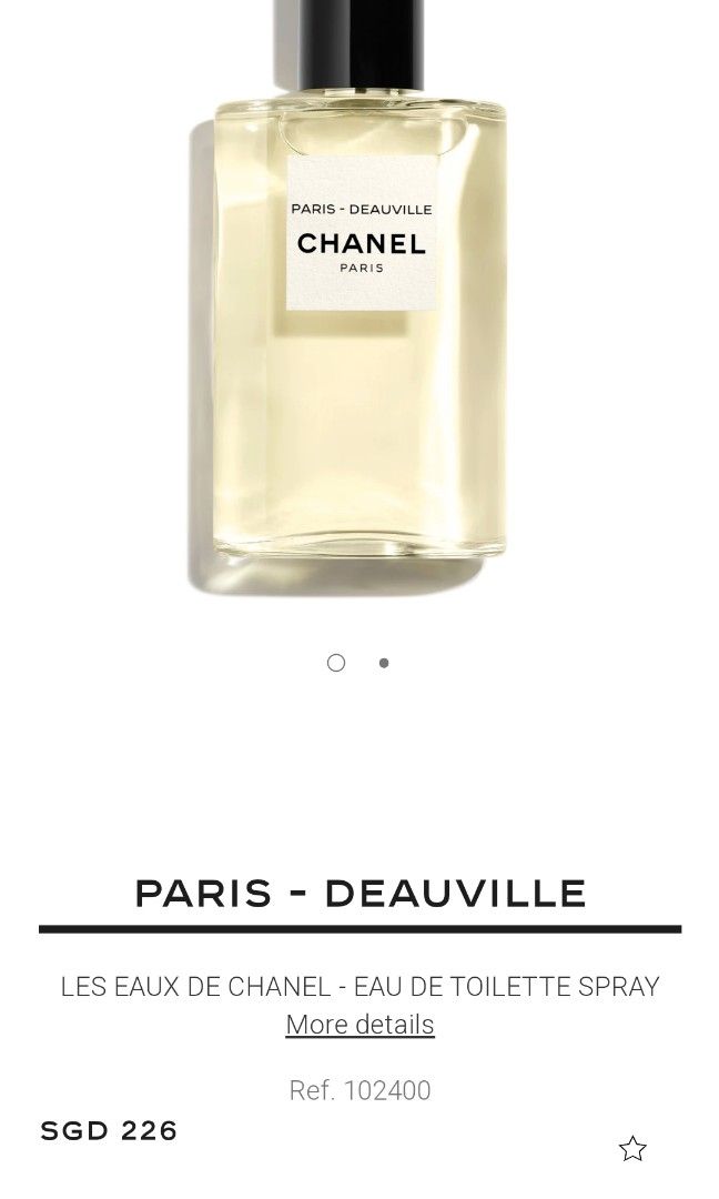 Chanel PARIS - DEAUVILLELES EAUX DE CHANEL EAU DE TOILETTE SPRAY