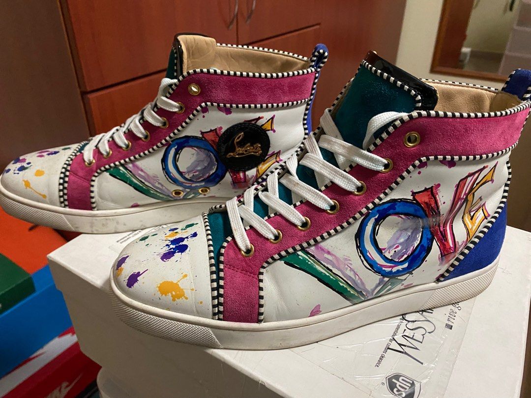 Christian louboutin hotsell high sneakers