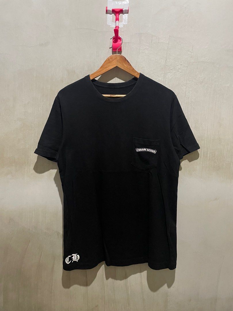 HEARTS POCKET TEE - BLACK