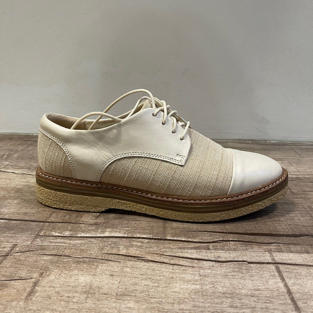 Clarks gold brogues deals