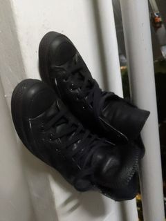 Cheapest black sale leather converse