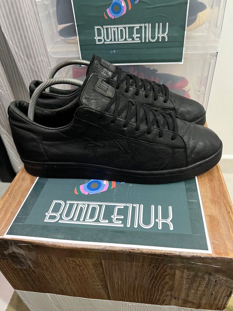 Converse pro leather 76 black shop