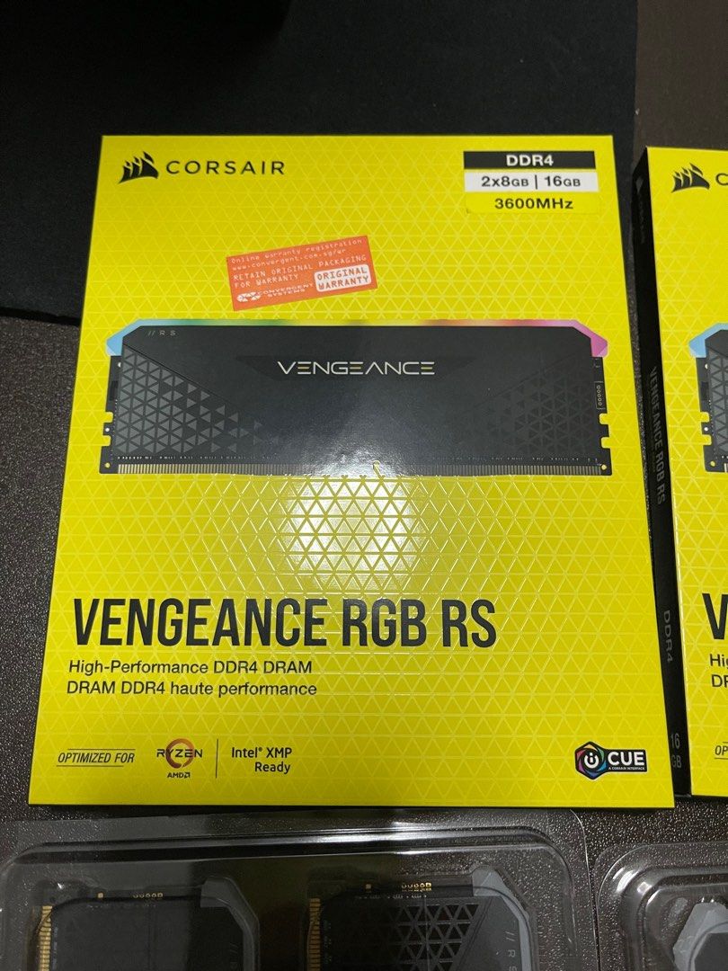 New Corsair Vengeance RGB Pro 32GB (4x8GB) 3600MHz DDR4