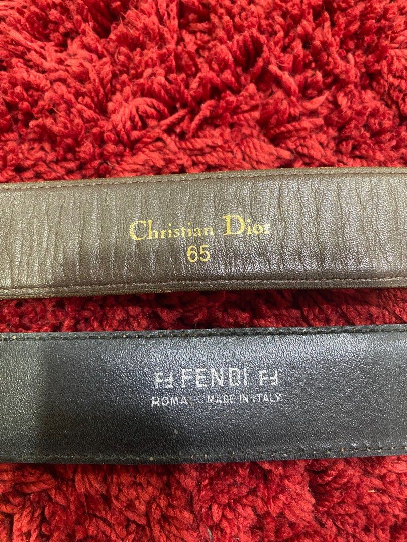 Vintage fendi best sale belt